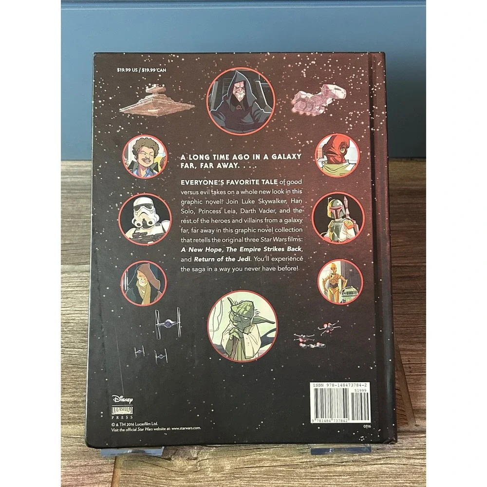 Star Wars The Original Trilogy A Graphic Novel‎ Hardcover Disney Lucasfilm 2016
